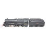 Hornby Dublo 2224 2-rail loco and tender 8F 2-8-0 Freight loco, BR Black 48073, ringfield motor,