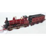 A kit built 00 gauge white metal model of a Johnson 2F 060 freight loco finished in Midland