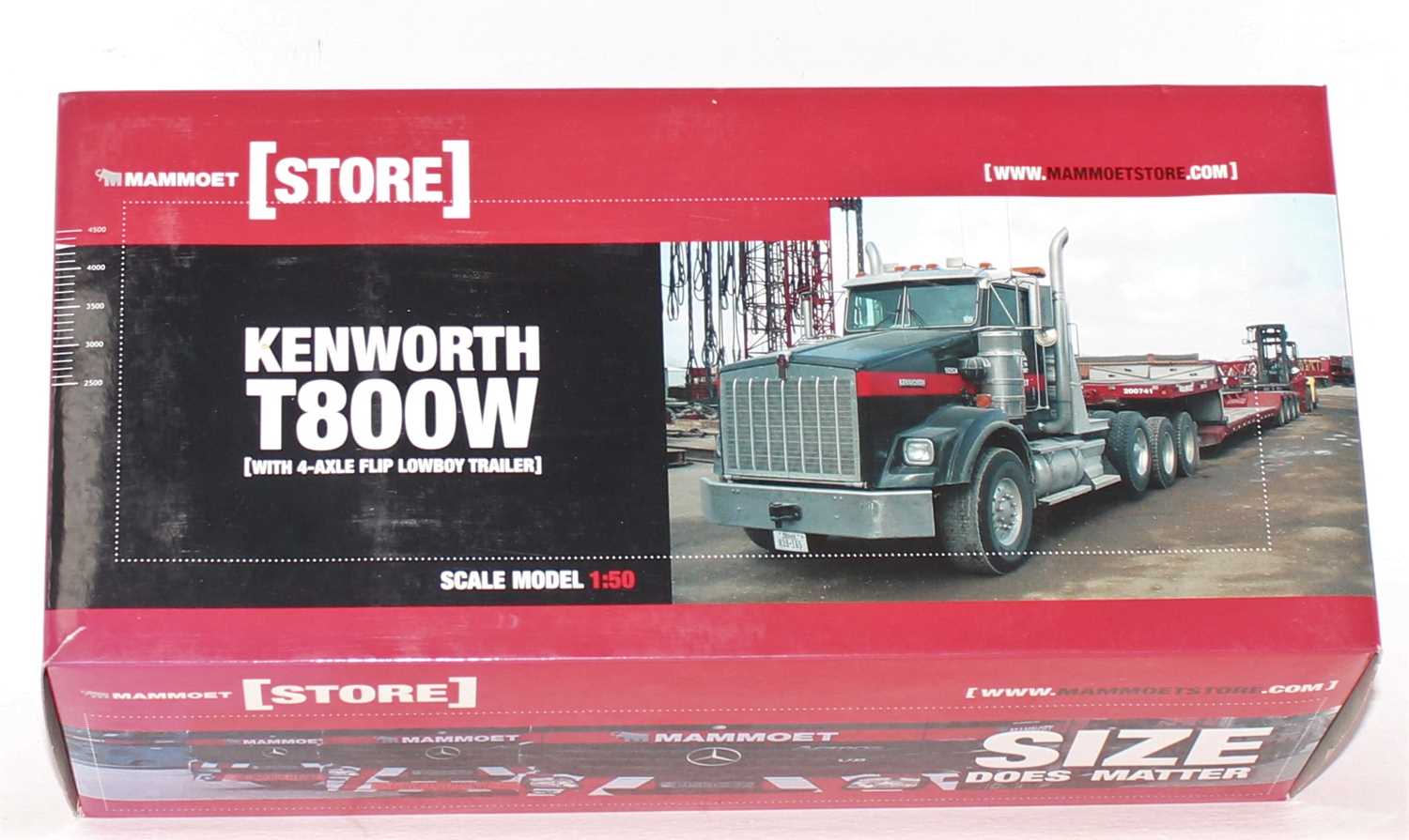 A Sword Precision Models model No. 410010 1/50 scale boxed diecast model of a Mammoet Kenworth - Image 2 of 2