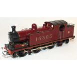 A professionally kit built and hand painted signed Larry Goddard 00 gauge model of a flat iron 0-6-
