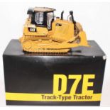 A Classic Construction Models (CCM) 1/24 scale precision diecast model of a Caterpillar D7E track