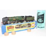 Hornby Dublo 3225 4-6-2 West Country Locomotive and tender, "Dorchester", very few minor chips (NM-