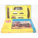 Hornby Dublo 2019 2-6-4 Tank Goods Set, 2-rail comprising BR 80033 Tank loco, decals faded and a few