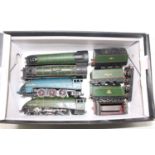3 Hornby Dublo and one Triang Hornby loco and tenders, all in need of repair or for spares, to