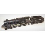 A 00 gauge white metal kit built model of a Stanier Black Five locomotive finished in British