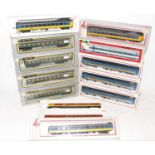 One tray containing a quantity of various boxed and part boxes continental railway H0 scale two