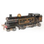 Hornby 1926-28 No.2 Clockwork 4-4-4 Tank Loco, LMS Black, 2052 crest on bunker, brass dome, five