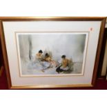 William Russell Flint (1880-1969) - limited edition print No. 835/850 38x58cm, and two others by the