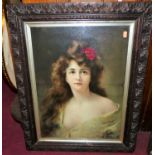 Pears print - The Gipsy Maid, one other, A Asti - bust portrait print, and a reproduction print of