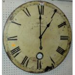 A French style reproduction kitchen wall clock, having quartz movement, dia.58cm