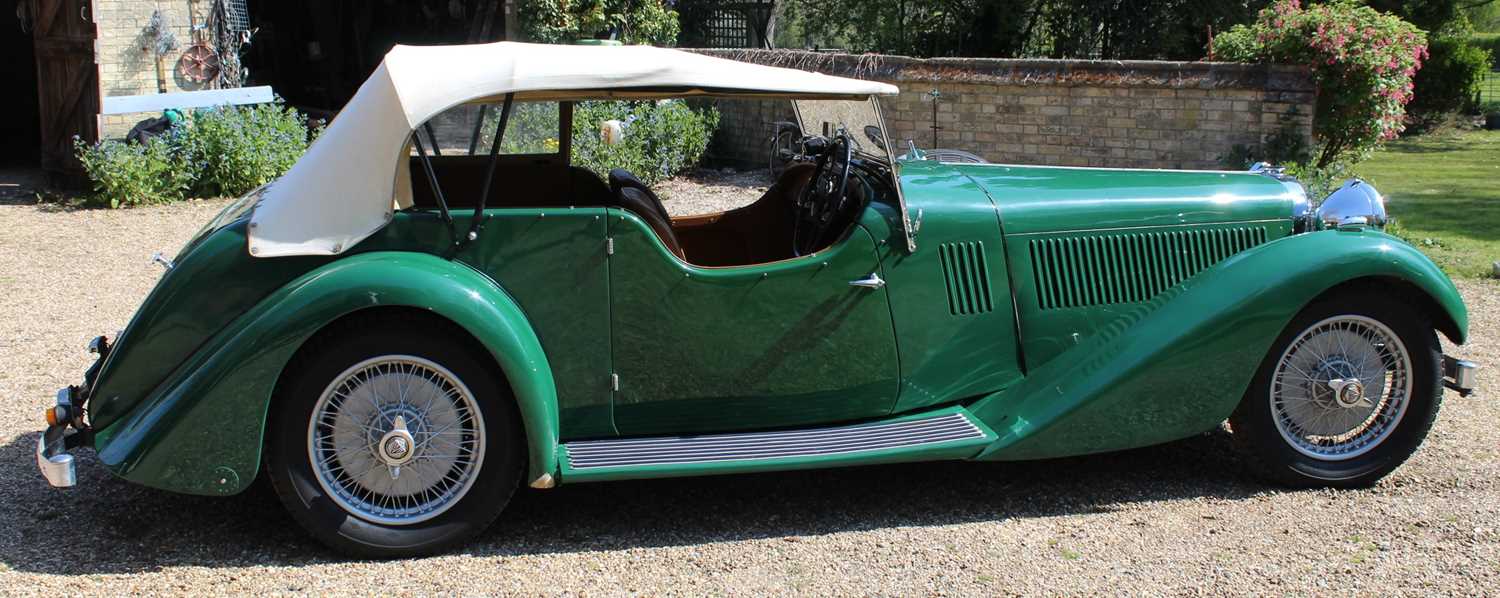 A 1934 Alvis Speed Twenty SC Tourer by Vanden Plas Reg No. BLX277 Car No. 16749 Chassis No. 11926 - Image 3 of 34