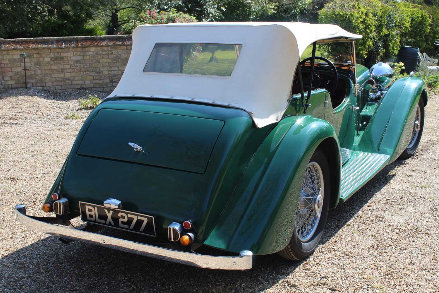 A 1934 Alvis Speed Twenty SC Tourer by Vanden Plas Reg No. BLX277 Car No. 16749 Chassis No. 11926 - Image 4 of 34