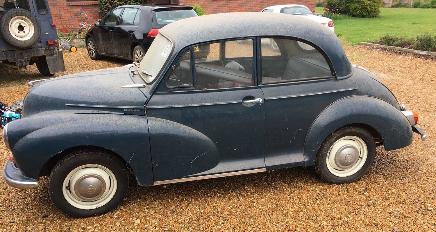 A 1967 Morris Minor Saloon Registration No. LOE 473F Chassis No. A2S51195835 In blue. Odometer 40070 - Image 2 of 22