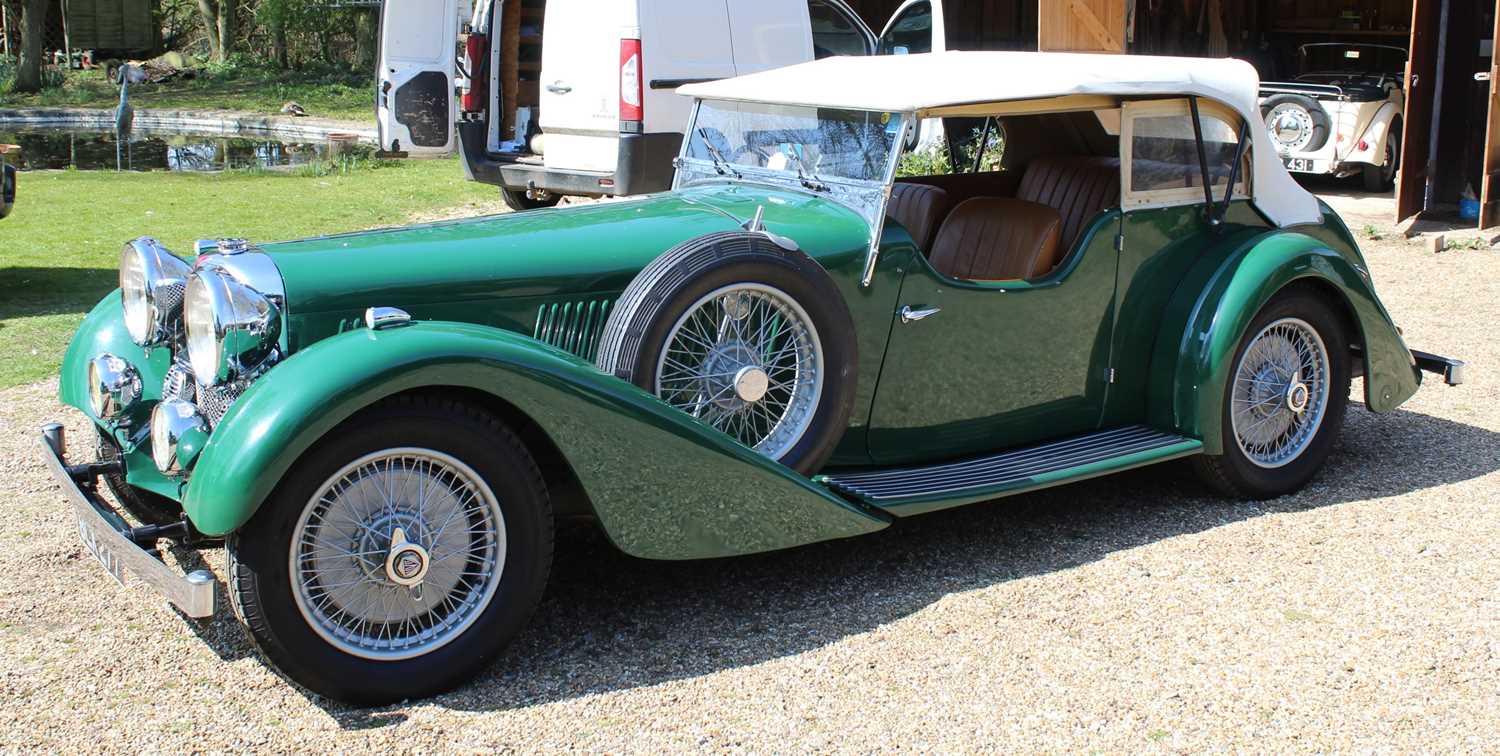 A 1934 Alvis Speed Twenty SC Tourer by Vanden Plas Reg No. BLX277 Car No. 16749 Chassis No. 11926 - Image 7 of 34