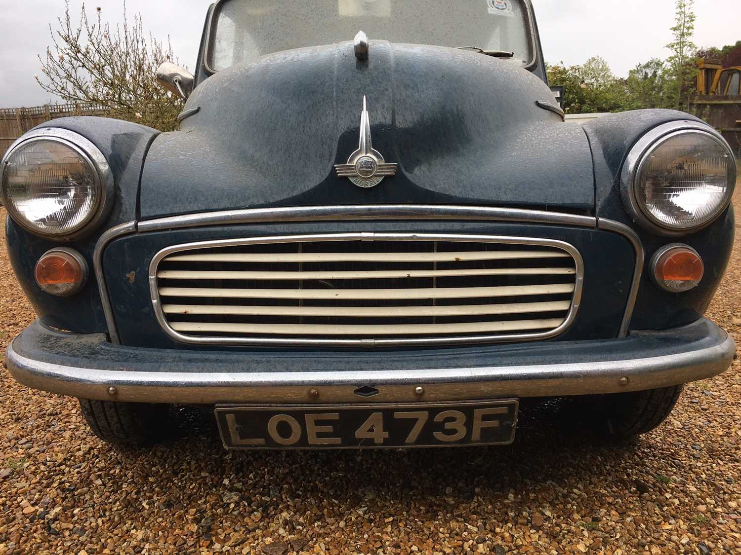 A 1967 Morris Minor Saloon Registration No. LOE 473F Chassis No. A2S51195835 In blue. Odometer 40070 - Image 7 of 22