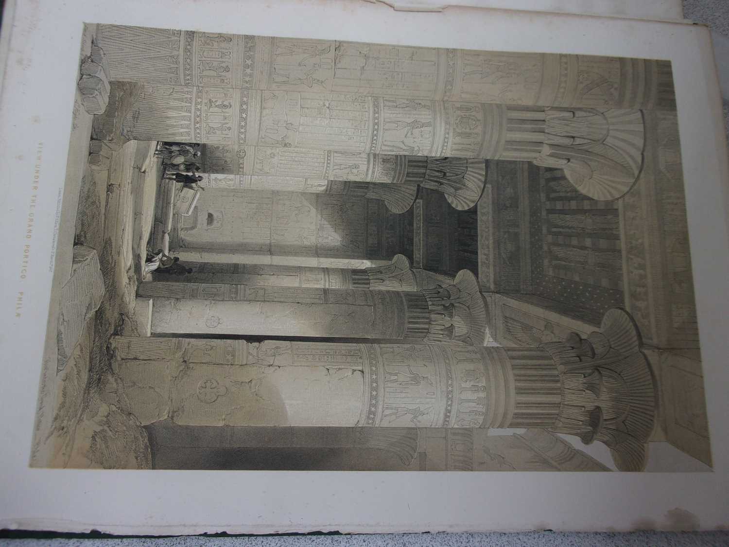 ROBERTS, David, R.A. Egypt & Nubia. F.G. Moon, London. 1846 & 1849. 1st standard edition. 2 vols, - Image 27 of 41