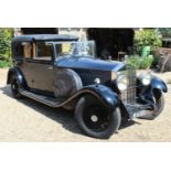 1932 Rolls Royce 20/25 Sedanca de Ville, Barkers Coachwork with division Reg No. GW6158 Chassis