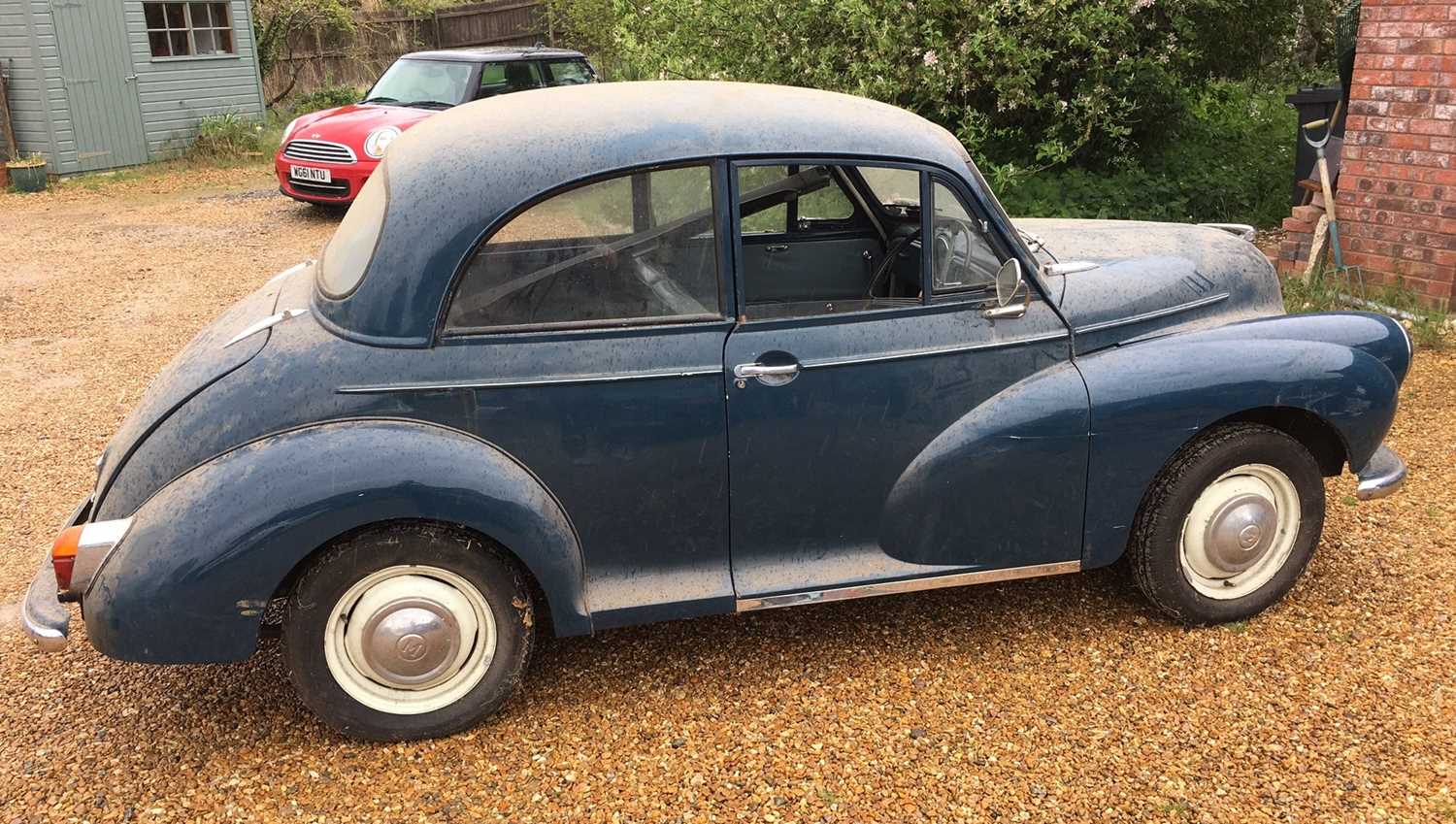 A 1967 Morris Minor Saloon Registration No. LOE 473F Chassis No. A2S51195835 In blue. Odometer 40070 - Image 13 of 22