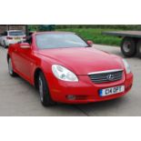 A 2002 Lexus SC430 2+2 coupé Reg No C14 OPT (Private plate) Chassis No. JTHFN48Y100033021, engine