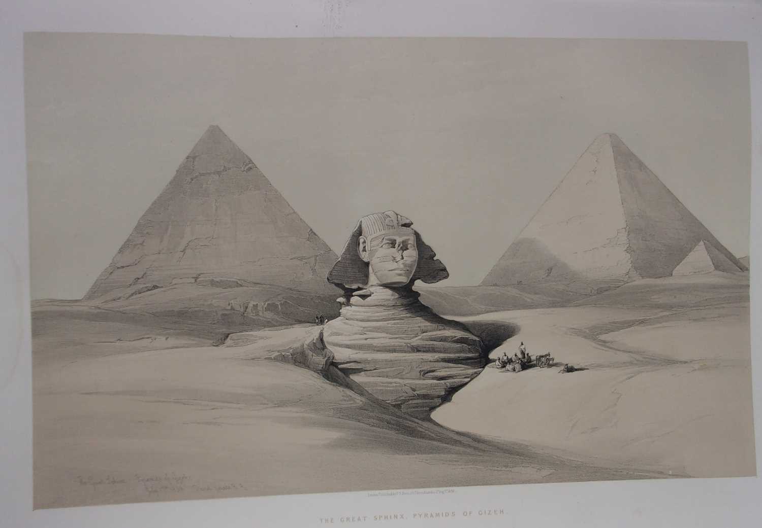 ROBERTS, David, R.A. Egypt & Nubia. F.G. Moon, London. 1846 & 1849. 1st standard edition. 2 vols, - Image 4 of 41