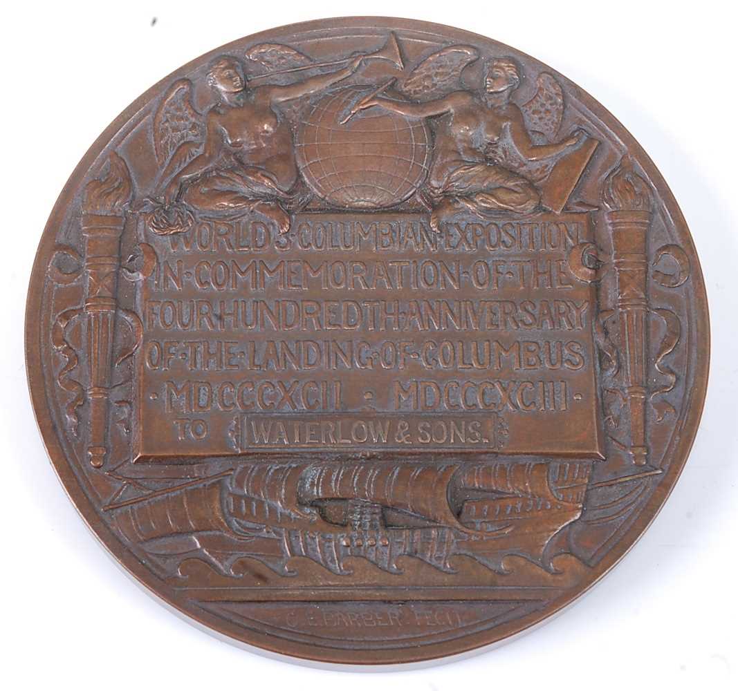 World's Columbian Exposition 1893, also known as The Chicago World's Fair, Official Award Medal in - Image 2 of 5