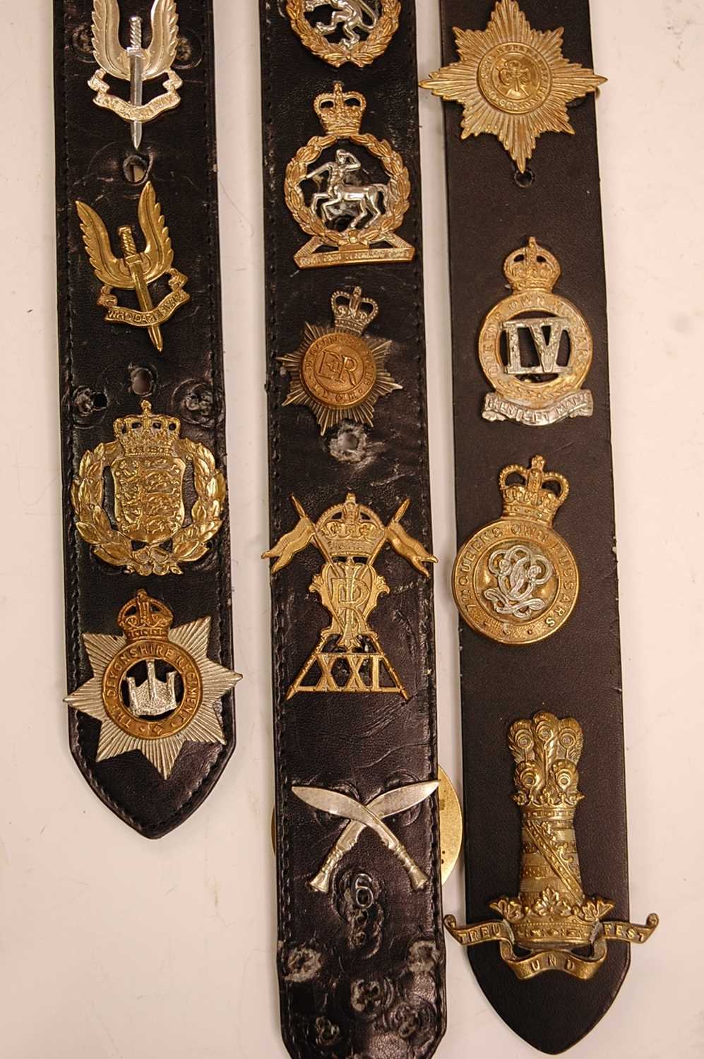 A collection of cap badges and insignia to include Carnarvonshire Volunteer Regiment, Army Service - Image 11 of 11