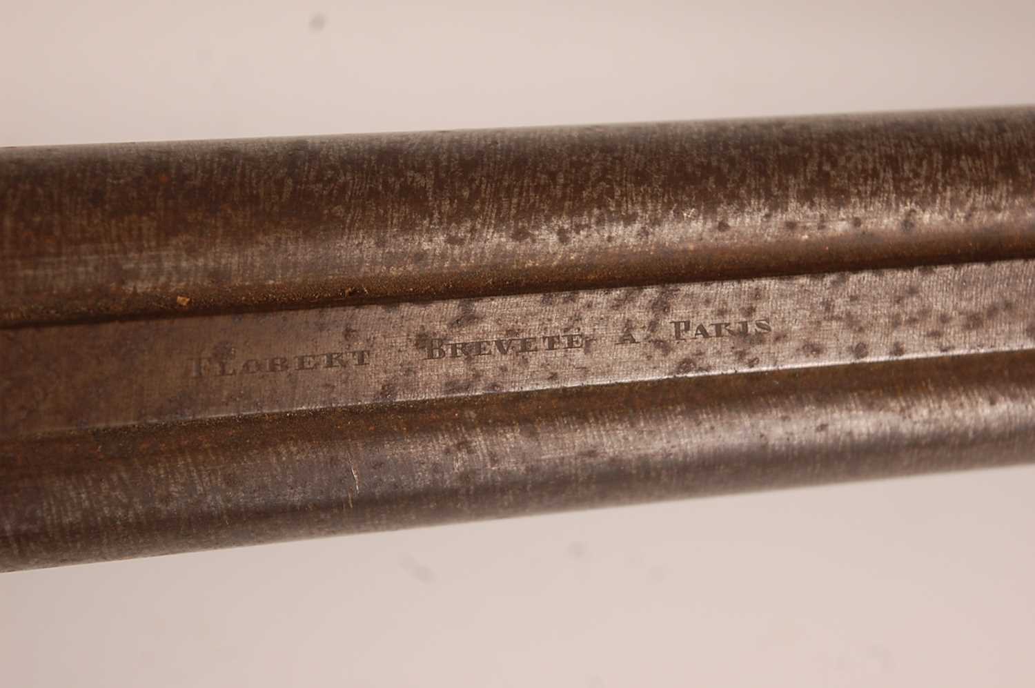 A 19th century side by side percussion sporting rifle, the 64cm barrels marked to the spine - Image 5 of 11