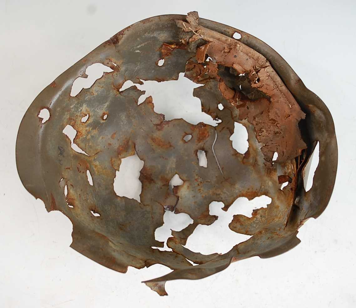 A Czech M53 steel helmet, believed to have been recovered from Baghdad during the 2nd Gulf War by - Image 2 of 3