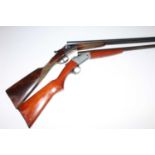 An AYA Yeoman 12 bore side by side non-ejector shotgun, with 28 inch barrels, serial no. 573583,