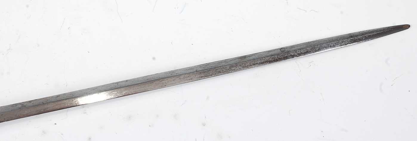 A 17th century Northern European rapier, circa 1660, the 74cm flattened diamond section blade with - Image 14 of 22