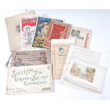 A collection of British Exhibition guides, souvenirs and ephemera to include 1885 Official Guide