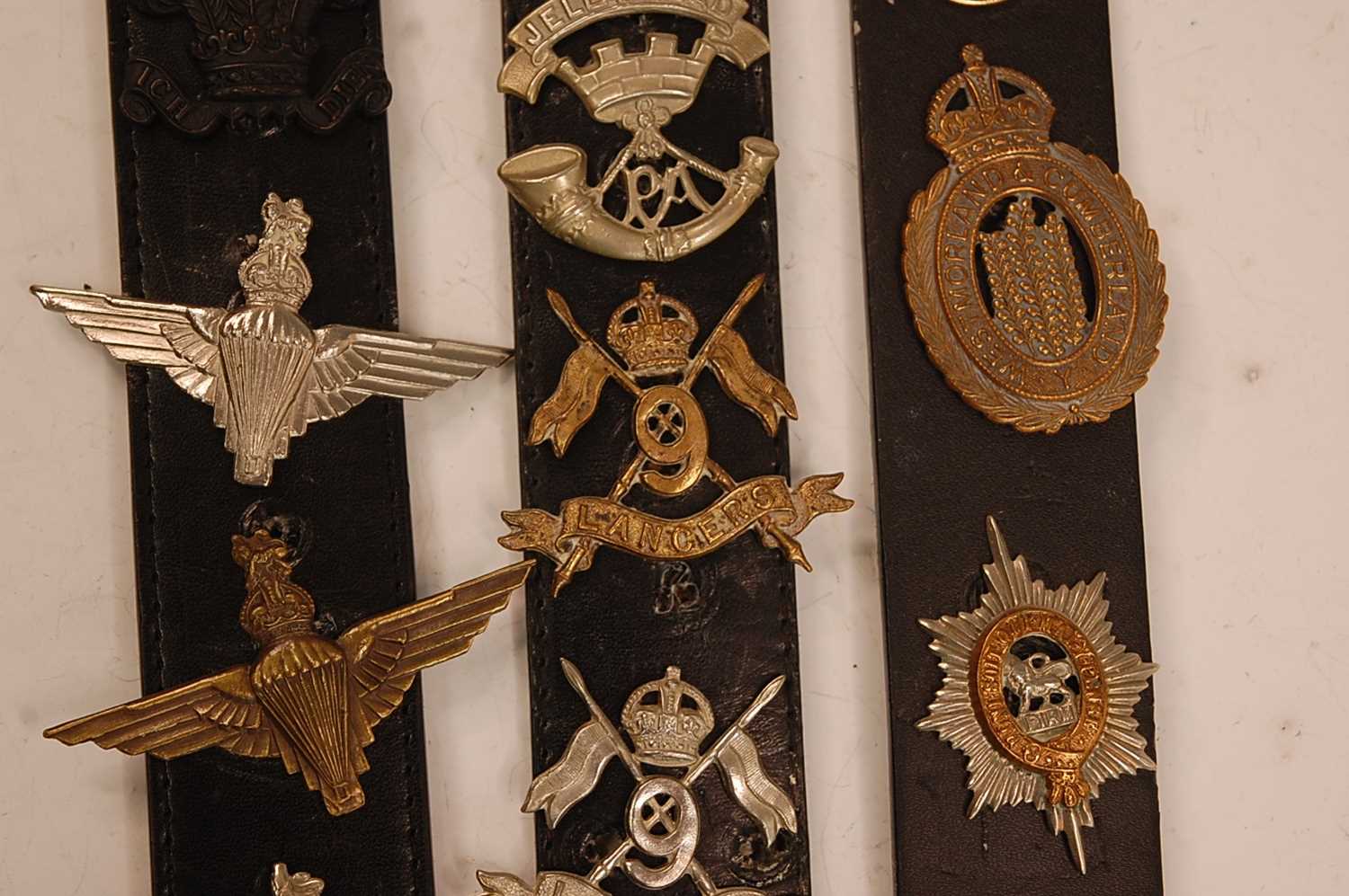 A collection of cap badges and insignia to include Carnarvonshire Volunteer Regiment, Army Service - Image 8 of 11