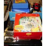 A mixed of lot of various children's toys to include a Carerra Exclusive slot racing set, Lledo 'The