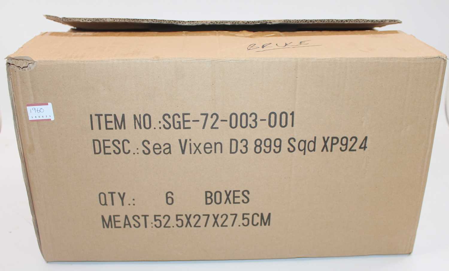 A Sky Guardians Europe 1:72 limited edition trade box containing six boxed as issued Sea Vixen D3899