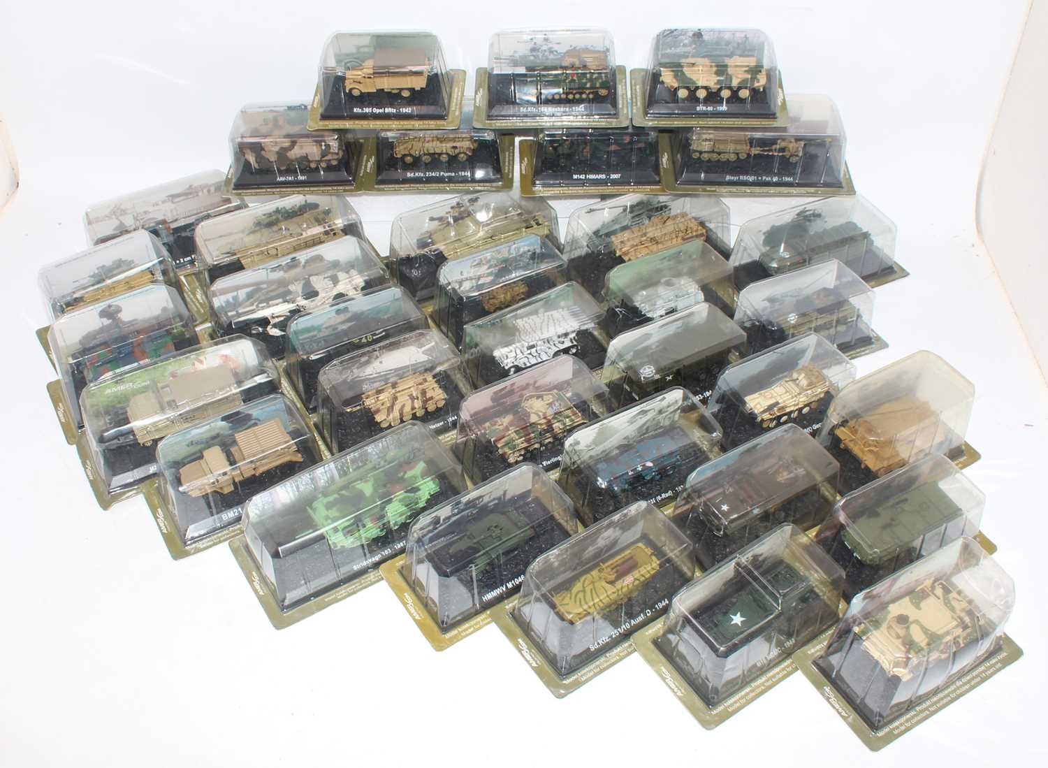 Three boxes containing a quantity of various Amer Collection mixed scale and military diecast - Image 3 of 3