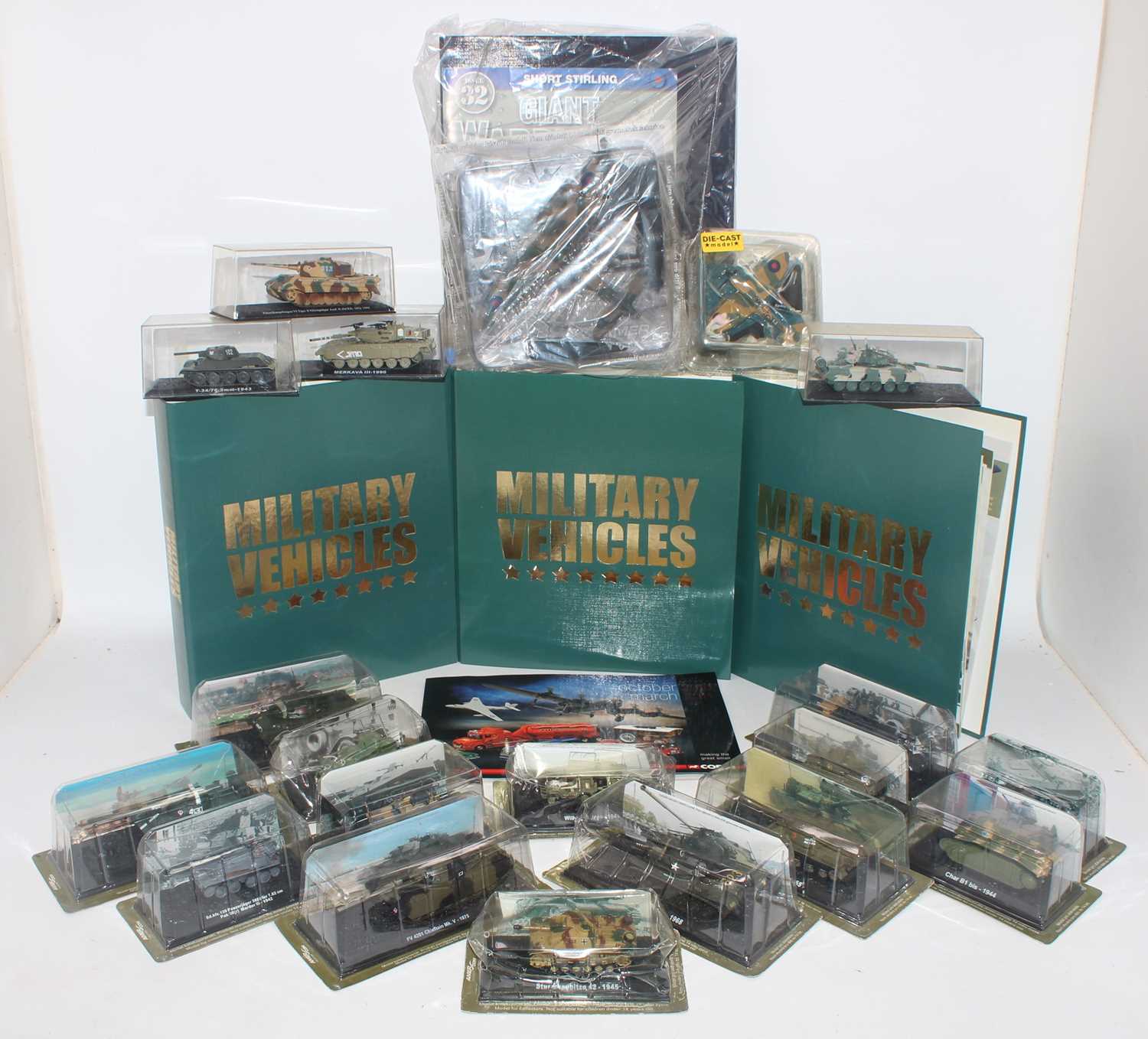 Three boxes containing a quantity of various Amer Collection mixed scale and military diecast - Image 2 of 3