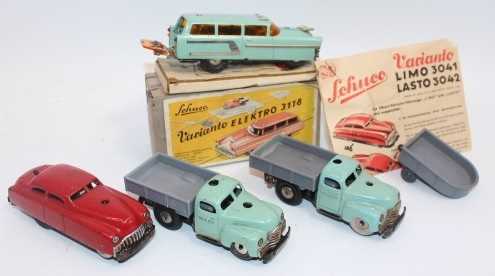 Schuco Boxed and Loose Tinplate Group, to include No.3118 Elektro Varianto, No.3041 Limo, and 2x - Image 2 of 2