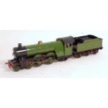 Scratch built 2 1/2 inch gauge Live Steam 4-4-2 Atlantic Locomotive and Tender, GNR, coal fired,