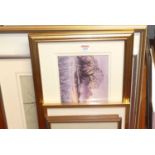 Assorted prints and watercolours to include Anthony Osler - boating scene, watercolour, etc