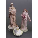 A Wedgwood porcelain Classical Collection figure of Devotion, h.26cm, boxed; together with a