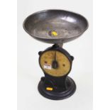 A set of Salter's Improved Family Scales, with brass dial, h.33cm