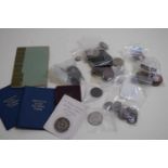 A collection of miscellaneous coins to include 1899 shilling, 1878 shilling, 1866 sixpence, Festival