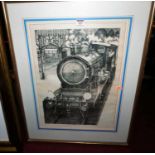 R. Alisdair - Steam loco, limited edition print, signed and numbered 70/75 in pencil to the