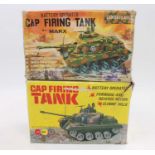 A pair of Marx tanks both boxed untested.