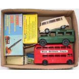 A small box of 7 diecast and plastic and models as follows: A boxed Triang Lone Star "Hi-Way Series"