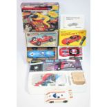 A group of mixed mainly boxed racing cars and bikes to include, Corgi “Honda” superbike complete