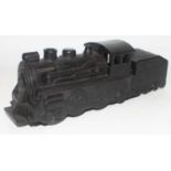 A Marx Toys plastic and friction drive American Outline Sparkling railroad locomotive finished in