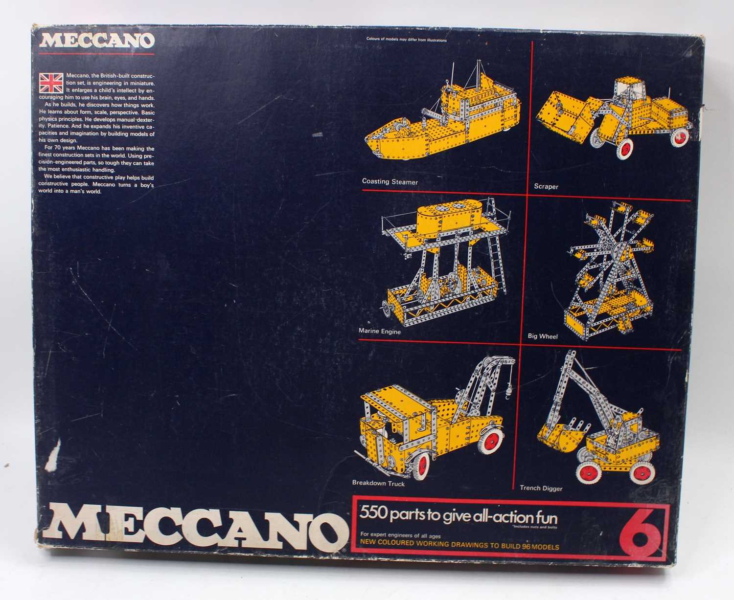Three various boxed Meccano motorised 1970s/80s construction sets, to include No.3M, No.5 and No. - Image 3 of 3