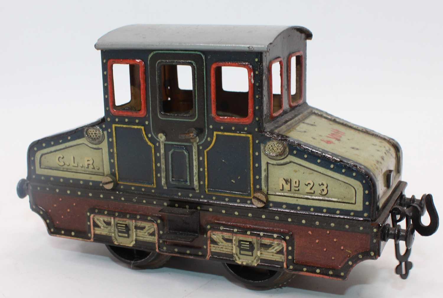 Circa 1905-10 '0' gauge Bing electric loco for CLR (Central London Railway) no. 23 4 volt electric - Image 2 of 2