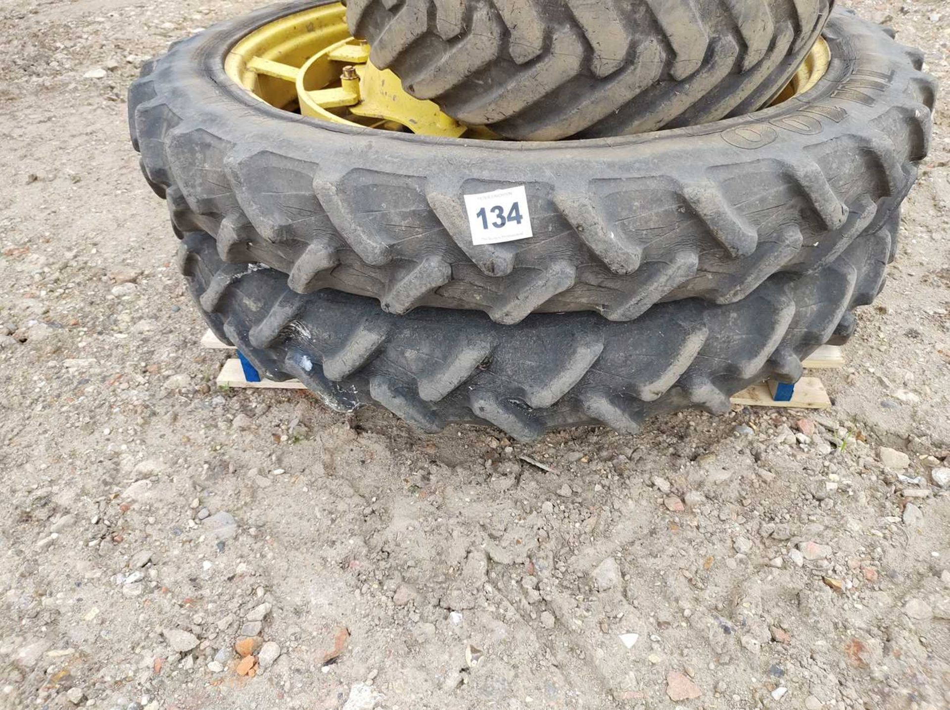 210/95R4 x 2 Rear Row Crop Wheels